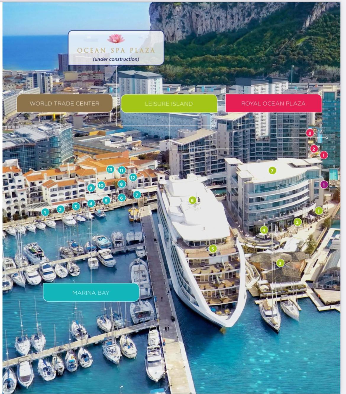 Deluxe Marina View Seafront Gibraltar Stay Bagian luar foto